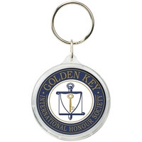 Key tag with clear outer shell featuring a four color process... from ASI...