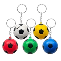 Mini Soccer Ball Stress Reliever on Keychain... from ASI 44900 NC Custom...