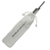 Individually sold in Silver Straight Stainless Steel Straws