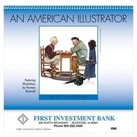 13 month American Illustrator wall calendar... from ASI 61966 HPG / Beacon...