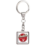 Two-Sided Die Cast Metal Domed Keytag