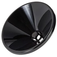 Wine tasting receptacle (spittoon) lid. Black acrylic. Blank.... from ASI...