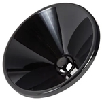 Wine Tasting Receptacle (Spittoon), Lid Only, Black Acrylic