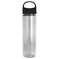 Garyline® Wave Tritan® Bottle with Oval Crest Lid - 24 oz.