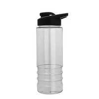 Salute-2 is 24 oz Transparent Bottle with snap lid. Grooved grip... from ASI...