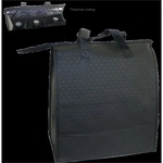 Vino Sack™ Black Thermal Six-Bottle, Zip Up Wine Tote