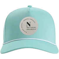 Imperial 5056 5-Panel The Barnes Cotton Rope Cap with leatherette patch......