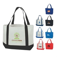 Canvas shopping tote bag with gusset and 22 inches handles.... from ASI 31517...