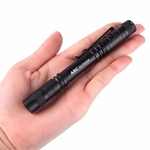 Rainproof Aluminum Alloy Pocket Flashlight with Clip
