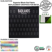 72Hr Fast Ship - Replacement Graphics Single sided 8'w x 8'h,... from ASI...