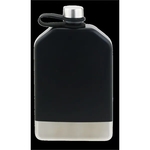Canteena Flask, Matte Black Stainless Steel