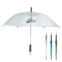46" Arc clear umbrella with metal frame.... from ASI 61125 Hit Promotional...