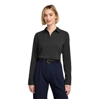 Brooks Brothers Women's Full-Button Satin Blouse