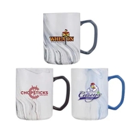 20 oz ceramic mug with marble pattern.... from ASI 99030 Zipline