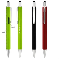 4-in-1 carpenter stylus pen with a level and 4" ruler for... from ASI 61125...
