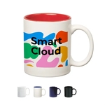 11 Oz. Full Color Hughes Stoneware Mug With C-Handle