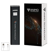 UL Listed 2,200 mAh On-The-Go Power Bank 2.0 With Custom Box... from ASI...