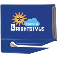 Letter opener measuring 3 7/8" x 3 3/8" in white, blue... from ASI 54100...