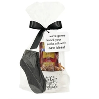 Winter Warm Up Gift Mug with Socks and Cocoa... from ASI 89971 Stuff A Mug