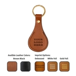 Double-Sided Teardrop Keychain