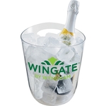 125 oz Clear Plastic Champagne Bucket