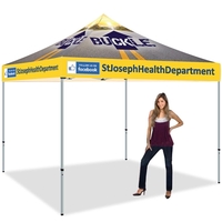10' x 10' instant canopy with full digital graphics.... from ASI 30442 Above...