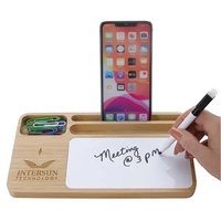 Bamboo 10W Wireless Charging Base with Dry Erase Board... from ASI 40480...