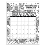 Triumph® Calendars Small Monthly Desk Pad Calendar - Colo...