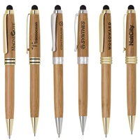 Eco-friendly mechanical pencil made of bamboo with accents, 0.9mm lead,...