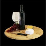 Bamboo Cutting Board Large Size 18 Dia." x 5/8" Thick