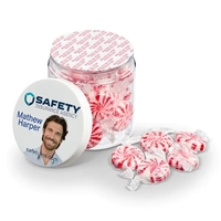 This 4 oz jar showcases a full-color digital imprint on the... from ASI 55583...