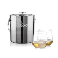 The Catania Ice Bucket with On-the-Rocks Set brings refined style and... from...