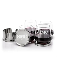 The Baldoni Coasters & Stemless Wine Set blends refined design with... from...