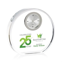 The Cranberry VividPrint™ Clock is expertly crafted from brilliant optical...