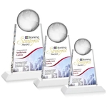 Netherford Globe VividPrint™ Award - White