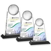 Netherford Globe VividPrint™ Award - Black... from ASI 84592 St Regis Group /...