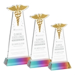 Caduceus Award on Hartford Base - Prismatic