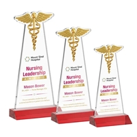 Caduceus VividPrint™ Award - Red... from ASI 84592 St Regis Group / St Regis
