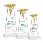 Caduceus VividPrint™ Award - White