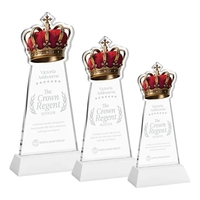 Crown Award on Hartford Base - White