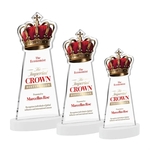 Crown VividPrint™ Award on Alberton Base - White