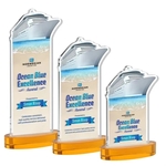 Voyager VividPrint™ Award on Alberton Base - Amber