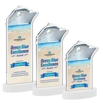 Voyager VividPrint™ Award on Alberton Base - White