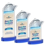 Voyager VividPrint™ Award on Alberton Base - Blue