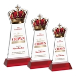 Crown VividPrint™ Award on Hartford Base - Red