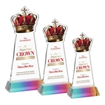 Crown VividPrint™ Award on Hartford Base - Prismatic