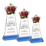 Crown VividPrint™ Award on Hartford Base - Sky Blue