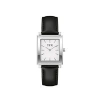 Men's leather strap bracelet watch with white dial.... from ASI 86230 Selco