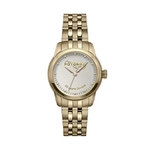 Crown Medallion Ladies Gold Bracelet Watch
