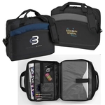 Slim Line Computer Briefcase - Laptop Bag, 600D Polyester